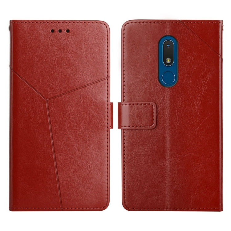 For Nokia C3 Y Stitching Horizontal Flip Leather Phone Case