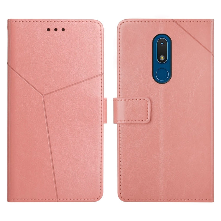 For Nokia C3 Y Stitching Horizontal Flip Leather Phone Case