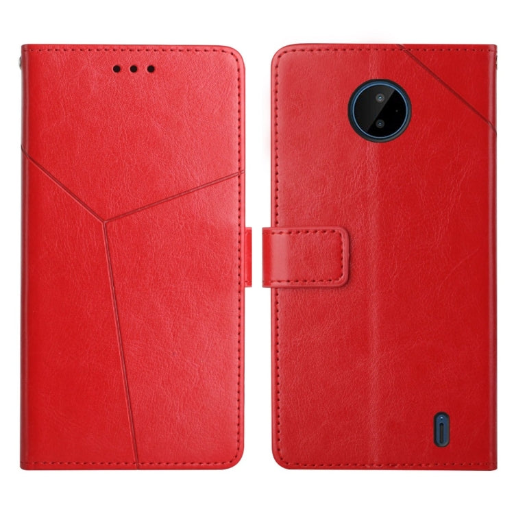 For Nokia C10 / C20 Y Stitching Horizontal Flip Leather Phone Case