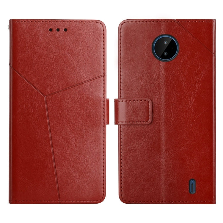 For Nokia C10 / C20 Y Stitching Horizontal Flip Leather Phone Case