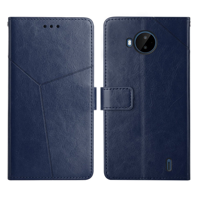 For Nokia C20 Plus Y Stitching Horizontal Flip Leather Phone Case