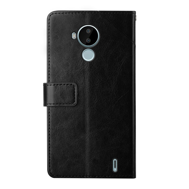 For Nokia C30 Y Stitching Horizontal Flip Leather Phone Case