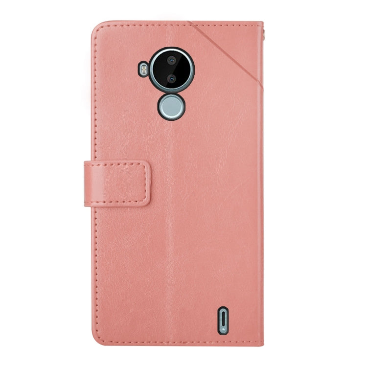 For Nokia C30 Y Stitching Horizontal Flip Leather Phone Case