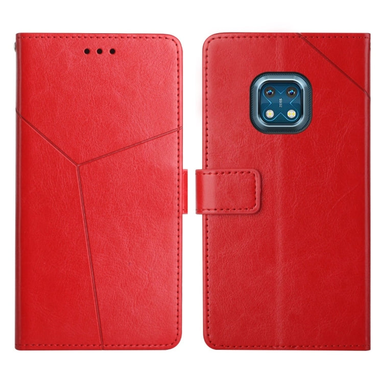 For Nokia XR20 Y Stitching Horizontal Flip Leather Phone Case