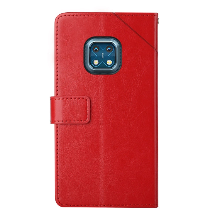 For Nokia XR20 Y Stitching Horizontal Flip Leather Phone Case