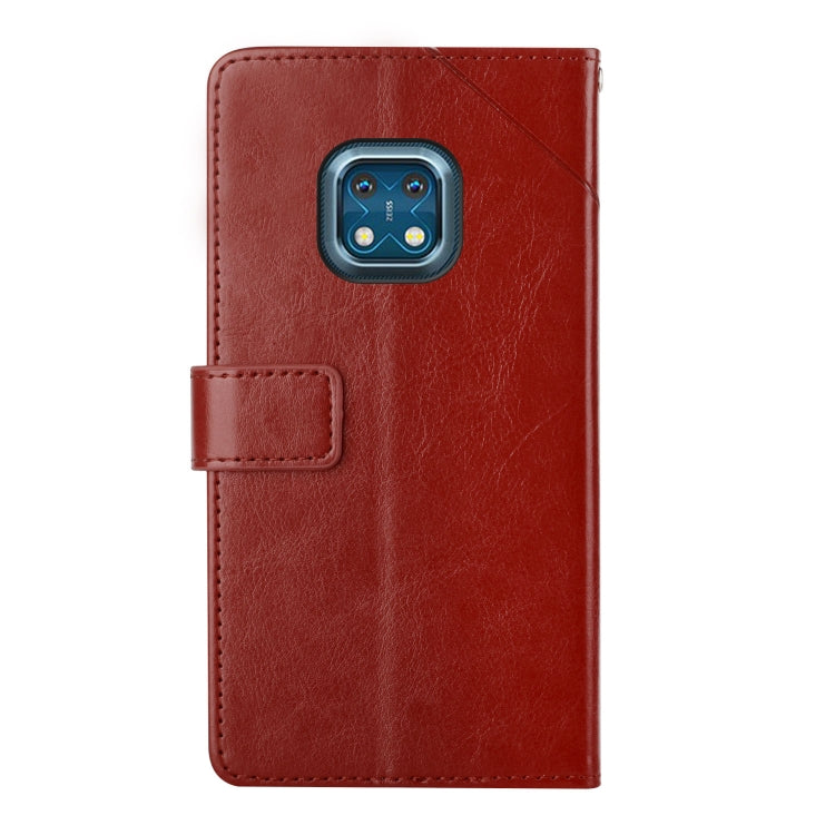 For Nokia XR20 Y Stitching Horizontal Flip Leather Phone Case