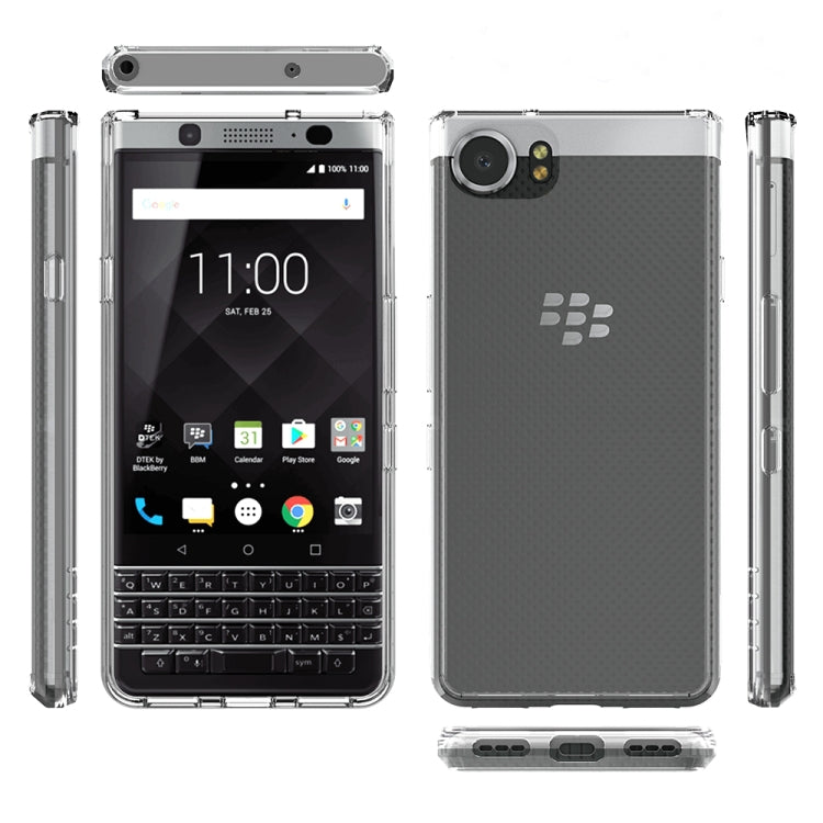 For Blackberry Keyone Scratchproof TPU + Acrylic Protective Case
