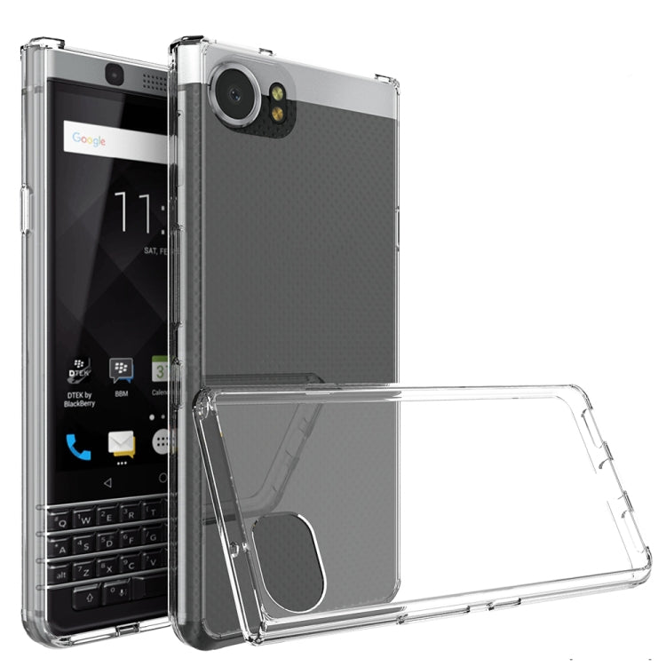 For Blackberry Keyone Scratchproof TPU + Acrylic Protective Case
