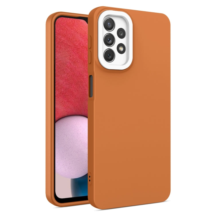 For Samsung Galaxy A23 4G Eagle Eye Lens Oily Feel TPU + PC Phone Case