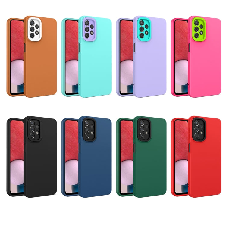 For Samsung Galaxy A23 4G Eagle Eye Lens Oily Feel TPU + PC Phone Case