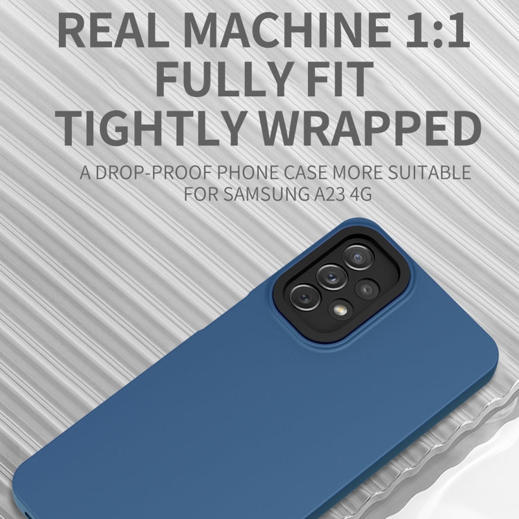 For Samsung Galaxy A23 4G Eagle Eye Lens Oily Feel TPU + PC Phone Case