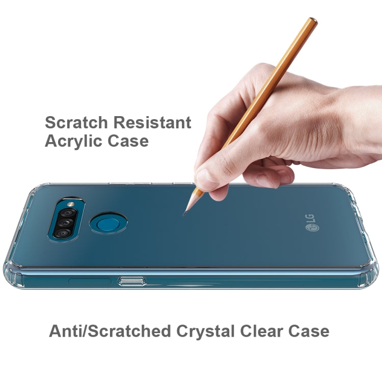 For LG K50S Scratchproof TPU + Acrylic Protective Case