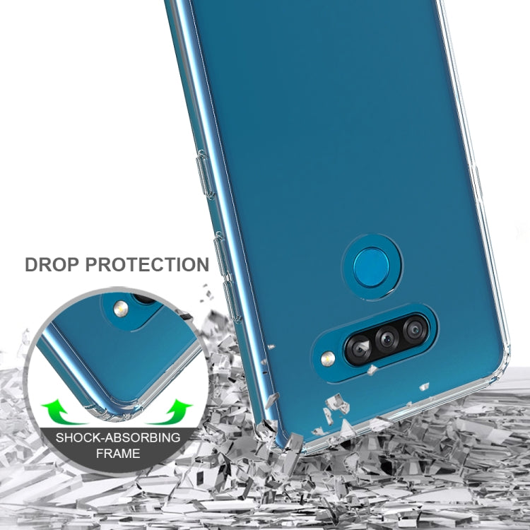 For LG K50S Scratchproof TPU + Acrylic Protective Case