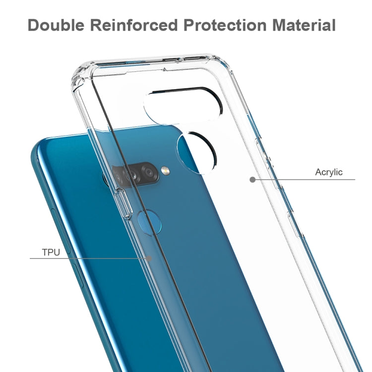 For LG K50S Scratchproof TPU + Acrylic Protective Case