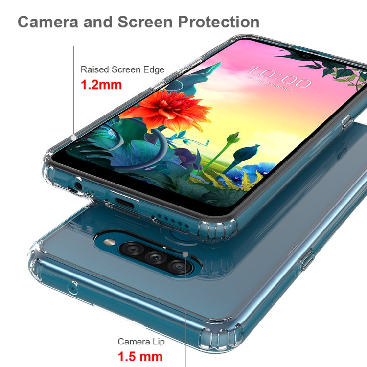 For LG K50S Scratchproof TPU + Acrylic Protective Case