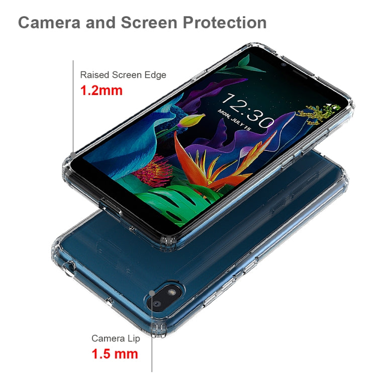 For LG K20 (2019) Scratchproof TPU + Acrylic Protective Case
