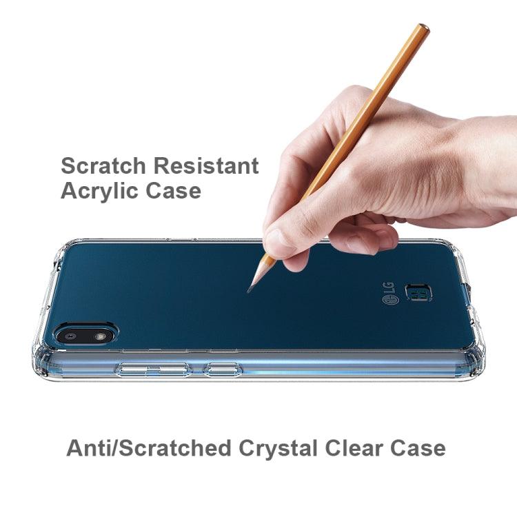 For LG K20 (2019) Scratchproof TPU + Acrylic Protective Case