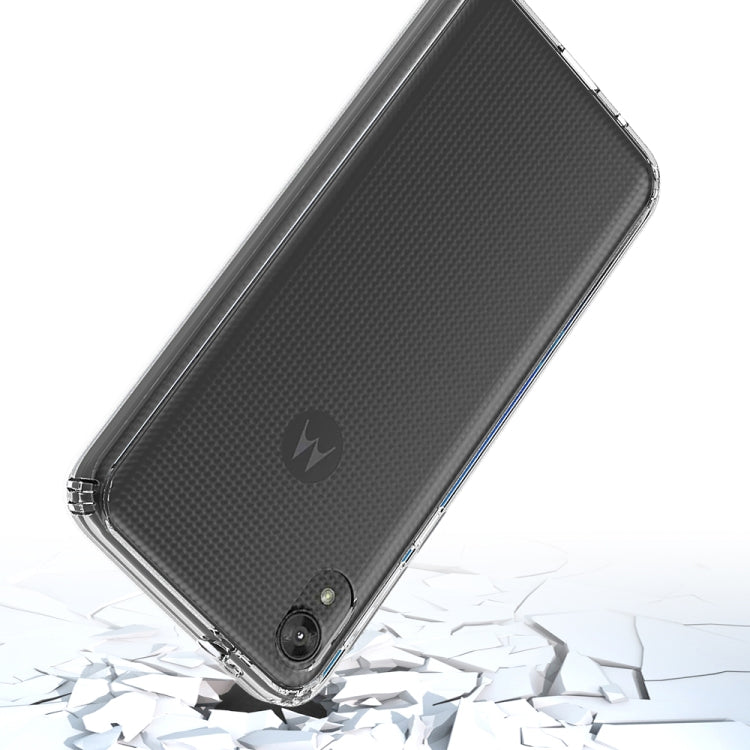 For Motorola Moto E6 Scratchproof TPU + Acrylic Protective Case