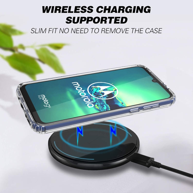 For Motorola Moto G8 Plus Scratchproof TPU + Acrylic Protective Case