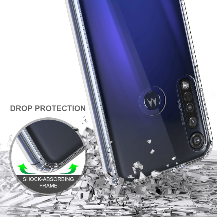 For Motorola Moto G8 Plus Scratchproof TPU + Acrylic Protective Case