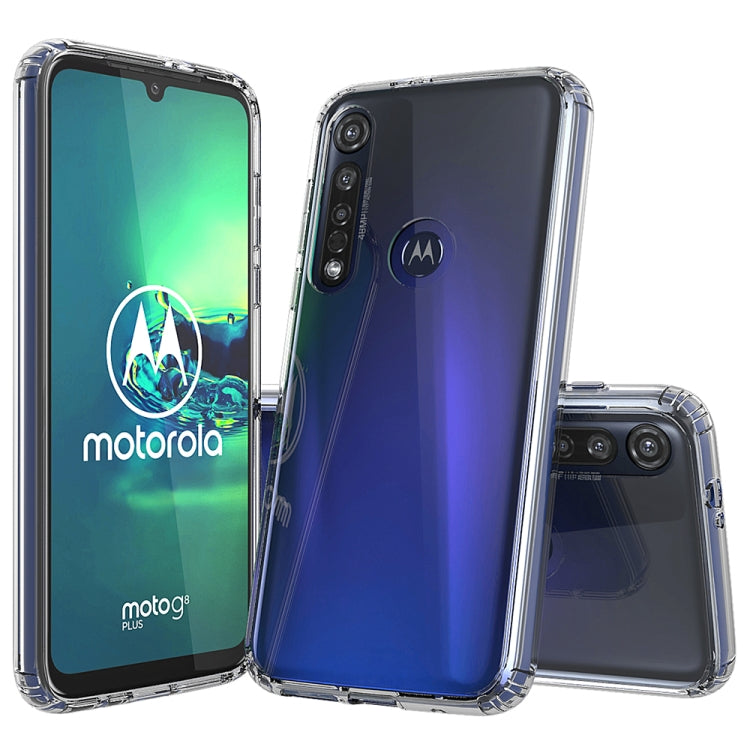 For Motorola Moto G8 Plus Scratchproof TPU + Acrylic Protective Case