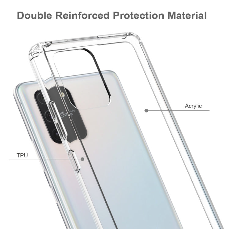 For Galaxy S10 Lite Scratchproof TPU + Acrylic Protective Case