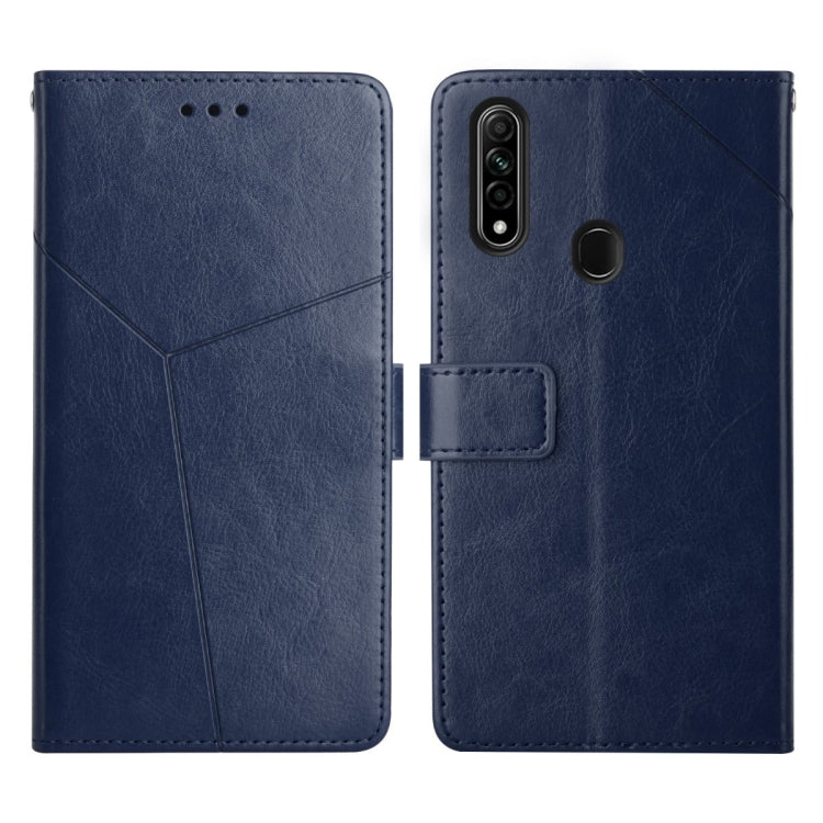 For OPPO A8 / A31 Y Stitching Horizontal Flip Leather Phone Case