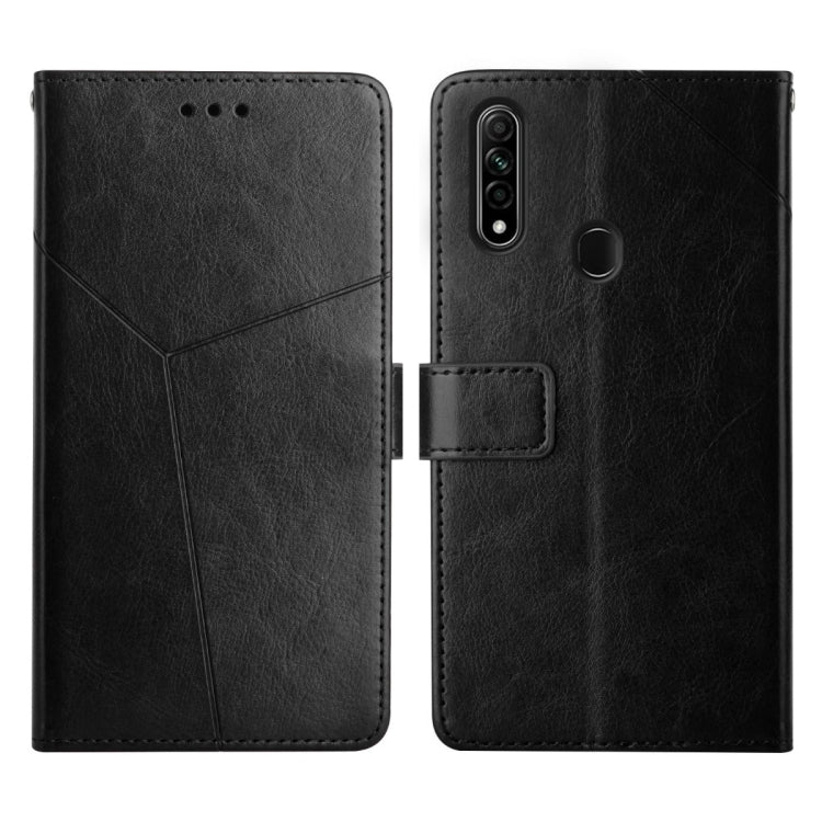 For OPPO A8 / A31 Y Stitching Horizontal Flip Leather Phone Case