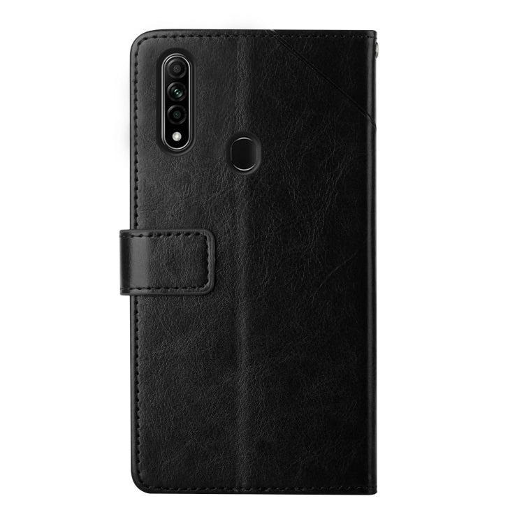 For OPPO A8 / A31 Y Stitching Horizontal Flip Leather Phone Case