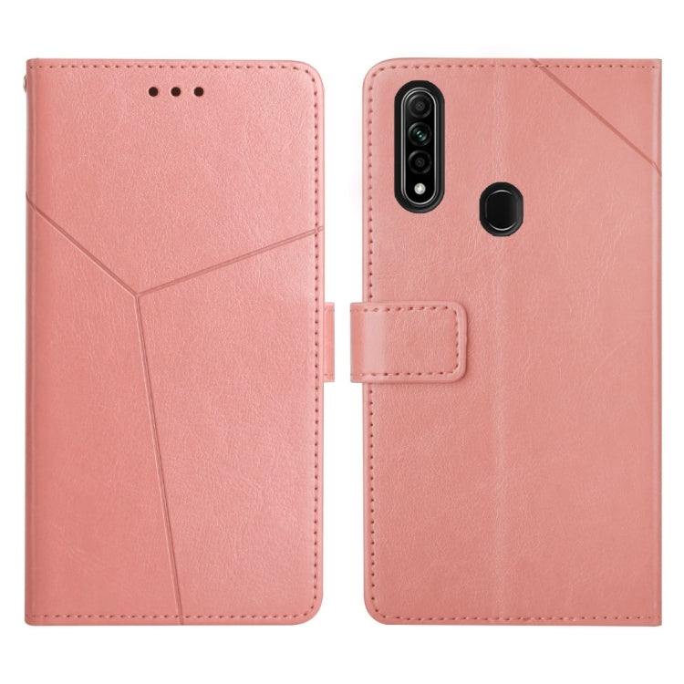 For OPPO A8 / A31 Y Stitching Horizontal Flip Leather Phone Case