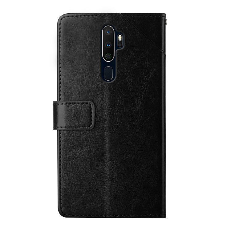 For OPPO A9 2020 Y Stitching Horizontal Flip Leather Phone Case