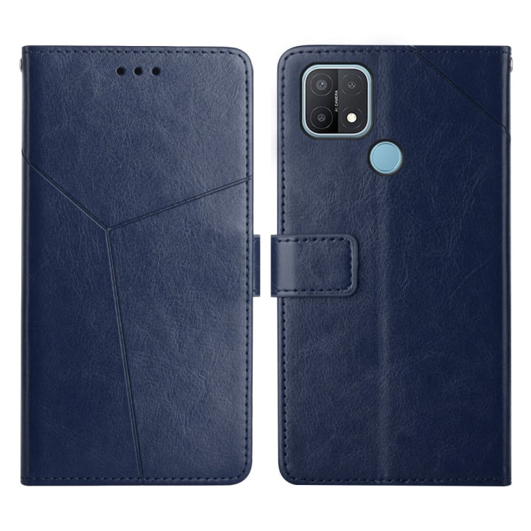 For OPPO A15 / A15s Y Stitching Horizontal Flip Leather Phone Case