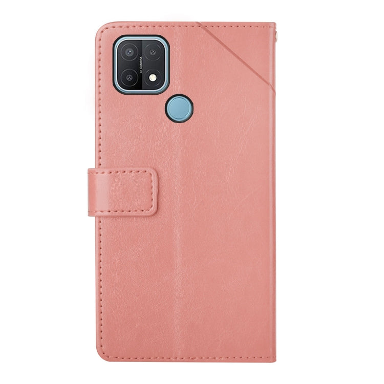 For OPPO A15 / A15s Y Stitching Horizontal Flip Leather Phone Case