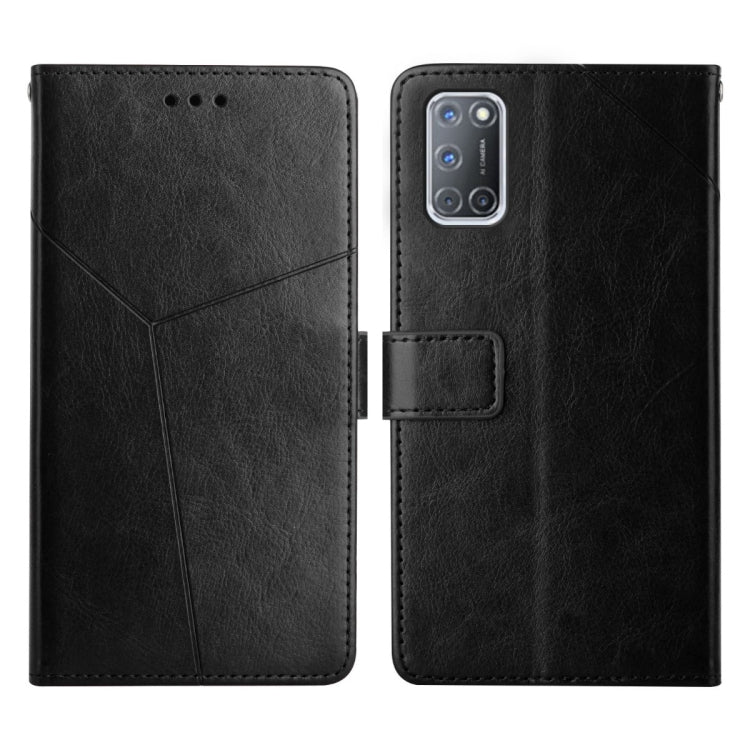 For OPPO A92 / A52 Y Stitching Horizontal Flip Leather Phone Case
