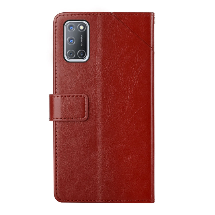 For OPPO A92 / A52 Y Stitching Horizontal Flip Leather Phone Case