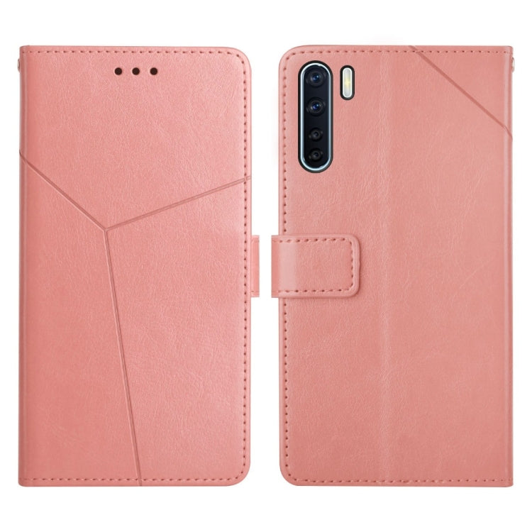 For OPPO A91 Y Stitching Horizontal Flip Leather Phone Case