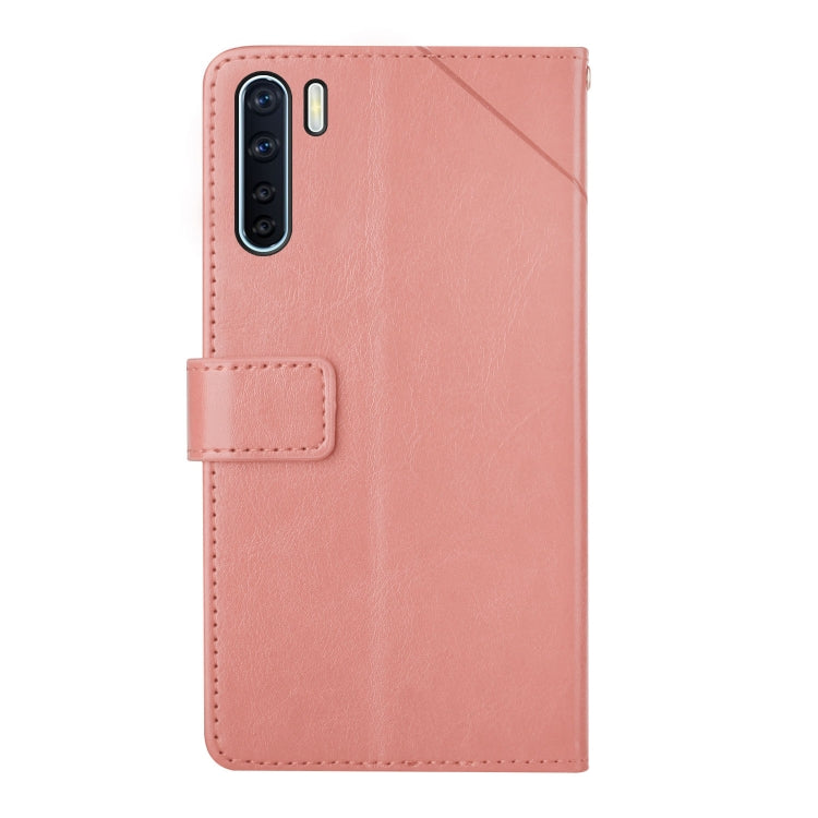 For OPPO A91 Y Stitching Horizontal Flip Leather Phone Case