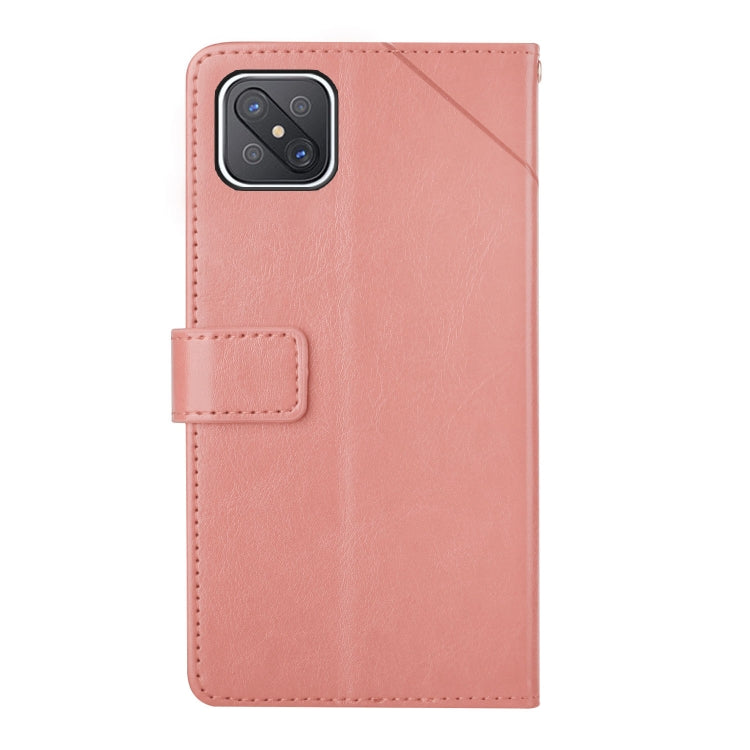 For OPPO A92s / Reno4 Z 5G Y Stitching Horizontal Flip Leather Phone Case
