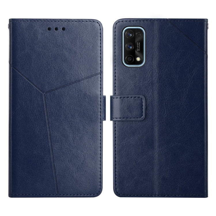 For OPPO Realme 7 Pro Y Stitching Horizontal Flip Leather Phone Case