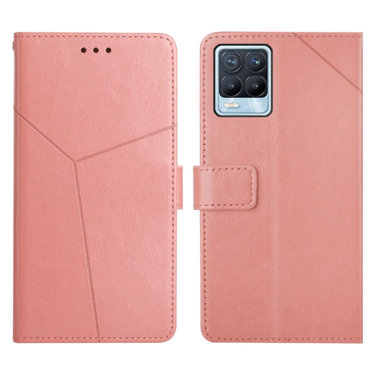 For OPPO Realme 8 / 8 Pro Y Stitching Horizontal Flip Leather Phone Case