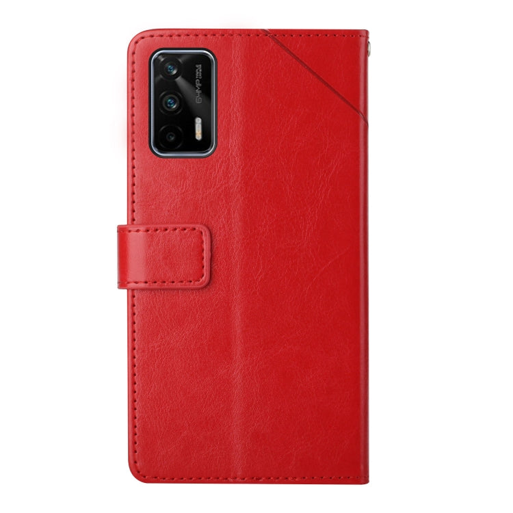 For OPPO Realme GT Y Stitching Horizontal Flip Leather Phone Case