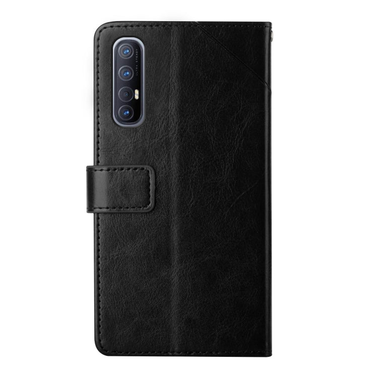 For OPPO Reno3 Pro 5G Y Stitching Horizontal Flip Leather Phone Case
