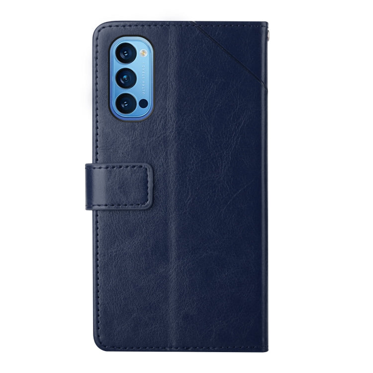 For OPPO Reno4 Pro 5G Y Stitching Horizontal Flip Leather Phone Case