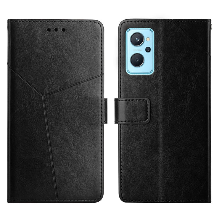 For OPPO Realme 9i Y Stitching Horizontal Flip Leather Phone Case