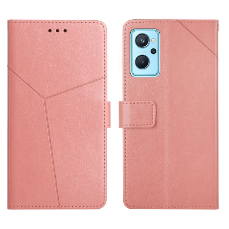 For OPPO Realme 9i Y Stitching Horizontal Flip Leather Phone Case