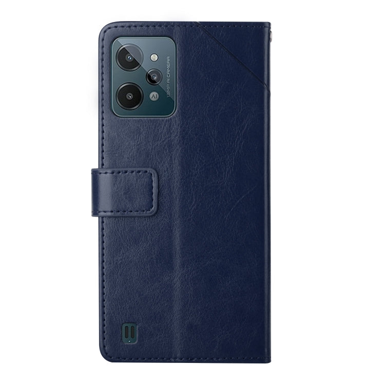 For OPPO Realme C31 Y Stitching Horizontal Flip Leather Phone Case