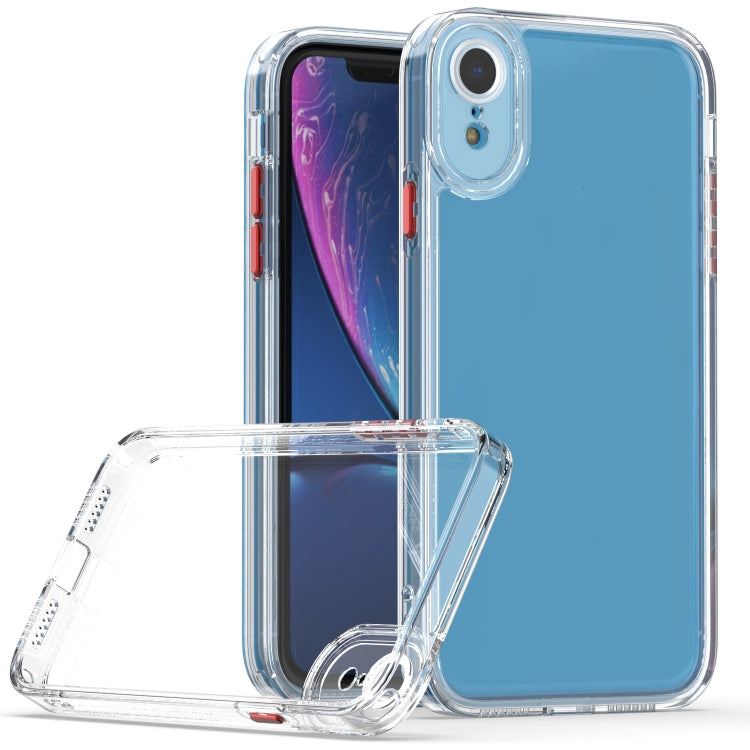 For iPhone XR Cat-eye TPU + Acrylic Phone Case