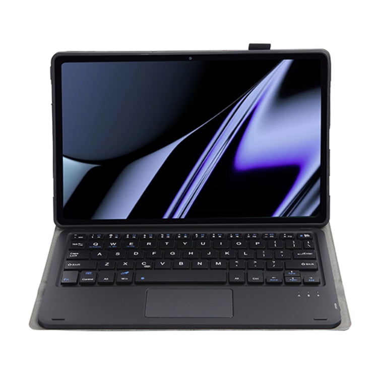 OP11-A Lambskin Texture Ultra-thin Bluetooth Keyboard Leather Case with Touchpad For OPPO Pad 11 inch