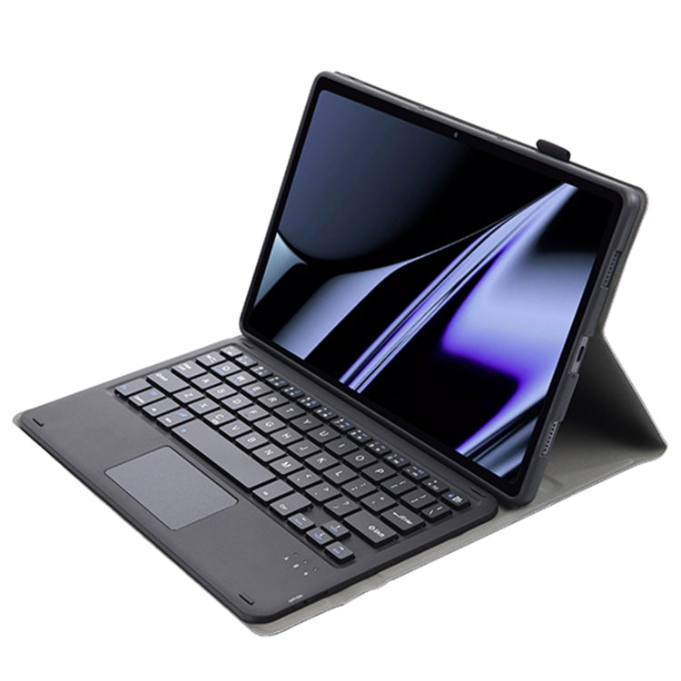 OP11-A Lambskin Texture Ultra-thin Bluetooth Keyboard Leather Case with Touchpad For OPPO Pad 11 inch