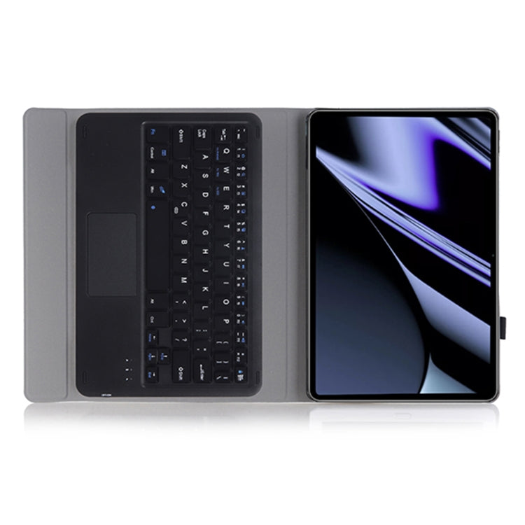 OP11-A Lambskin Texture Ultra-thin Bluetooth Keyboard Leather Case with Touchpad For OPPO Pad 11 inch